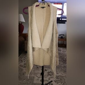 Women's TCEC Faux Suede Vest Style Comfy Stylish Light Perf Cond Like New Sz Med